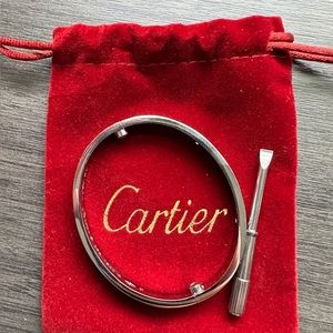 Silver Cartier 16cm bracelet